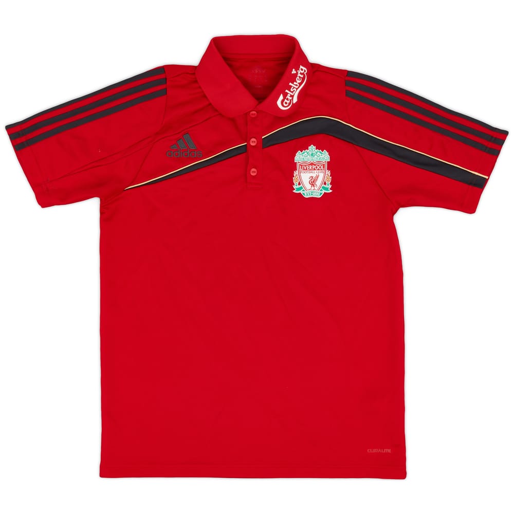 2009-10 Liverpool adidas Polo Shirt - 6/10 - (S)
