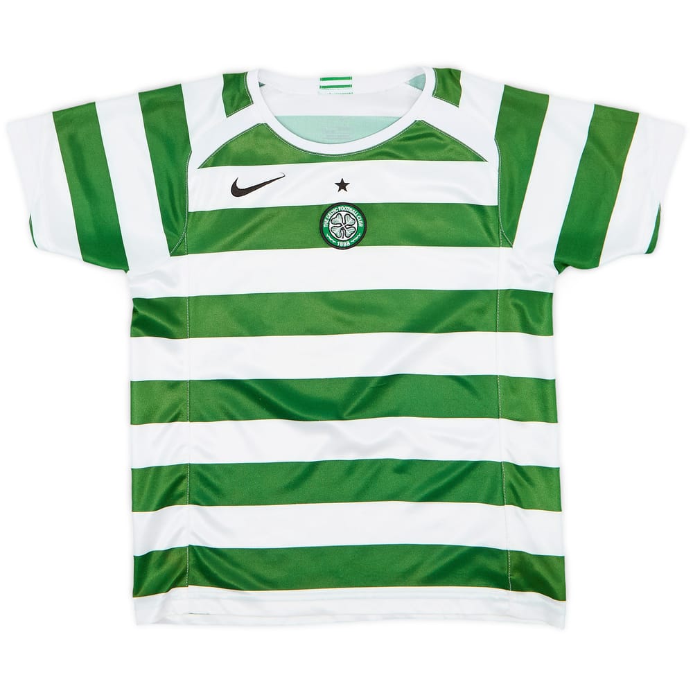 2005-07 Celtic Home Shirt - 8/10 - (6-7 Years)
