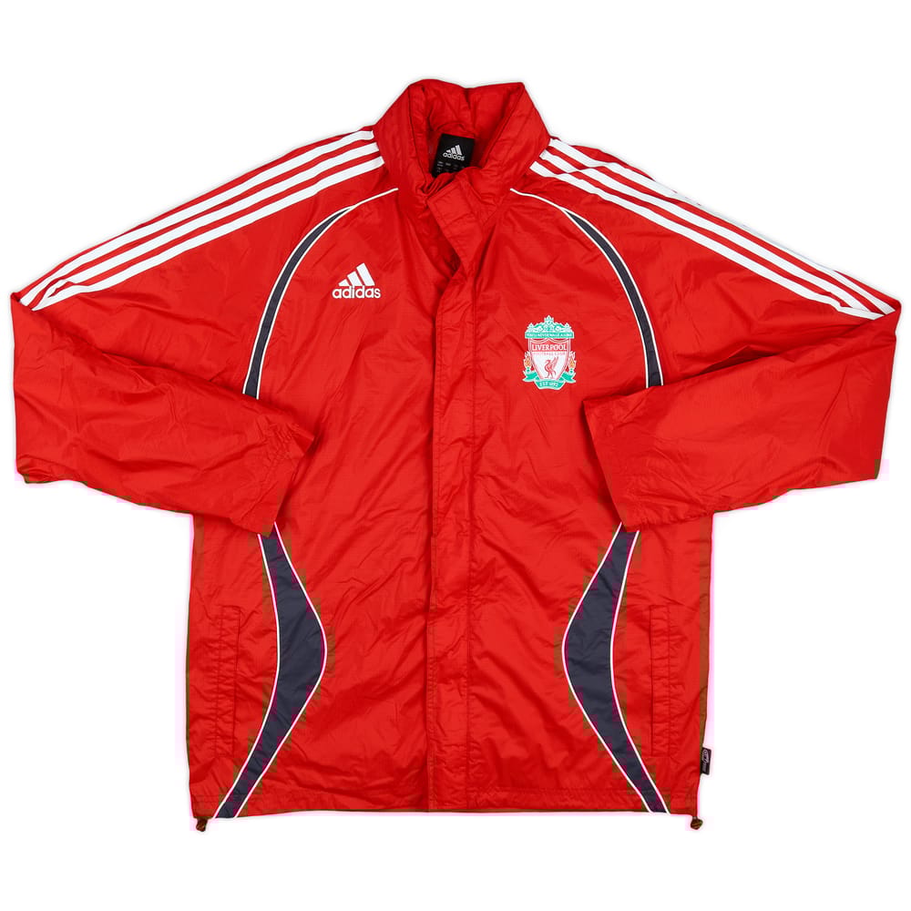 2006-07 Liverpool adidas Hooded Rain Jacket - 10/10 - (M)