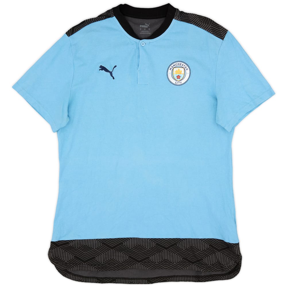 2020-21 Manchester City Puma Polo Shirt - 9/10 - (XL)