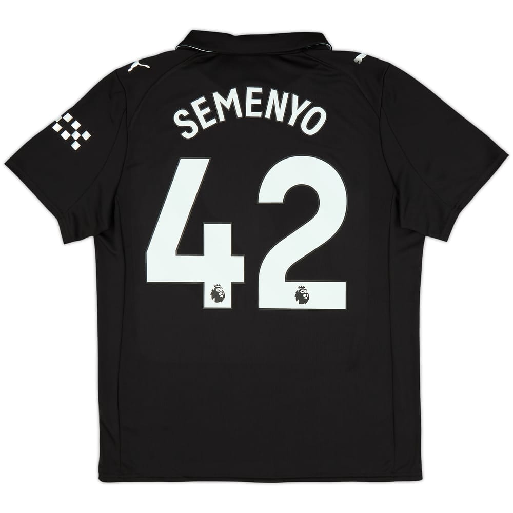 2025-26 Manchester City Away Shirt Semenyo #42