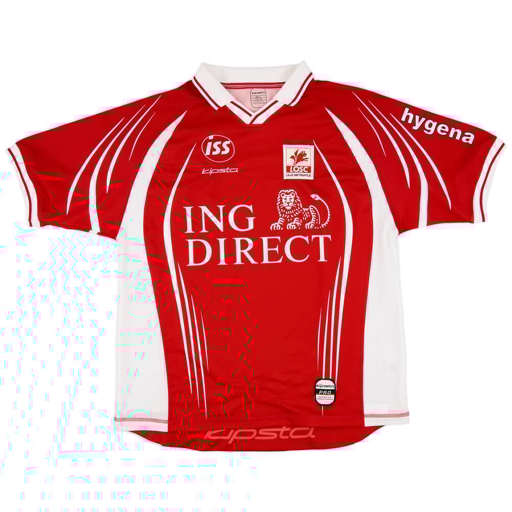 2001-02 Lille Home Shirt - 8/10 - (XL)