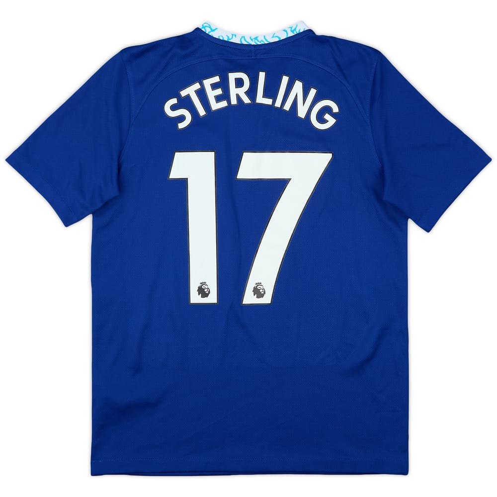 2022-23 Chelsea Home Shirt Sterling #17 - 7/10 - (XL.Boys)