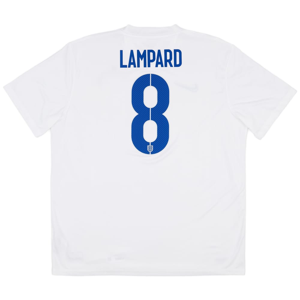 2014-15 England Home Shirt Lampard #8 - 8/10 - (XL)