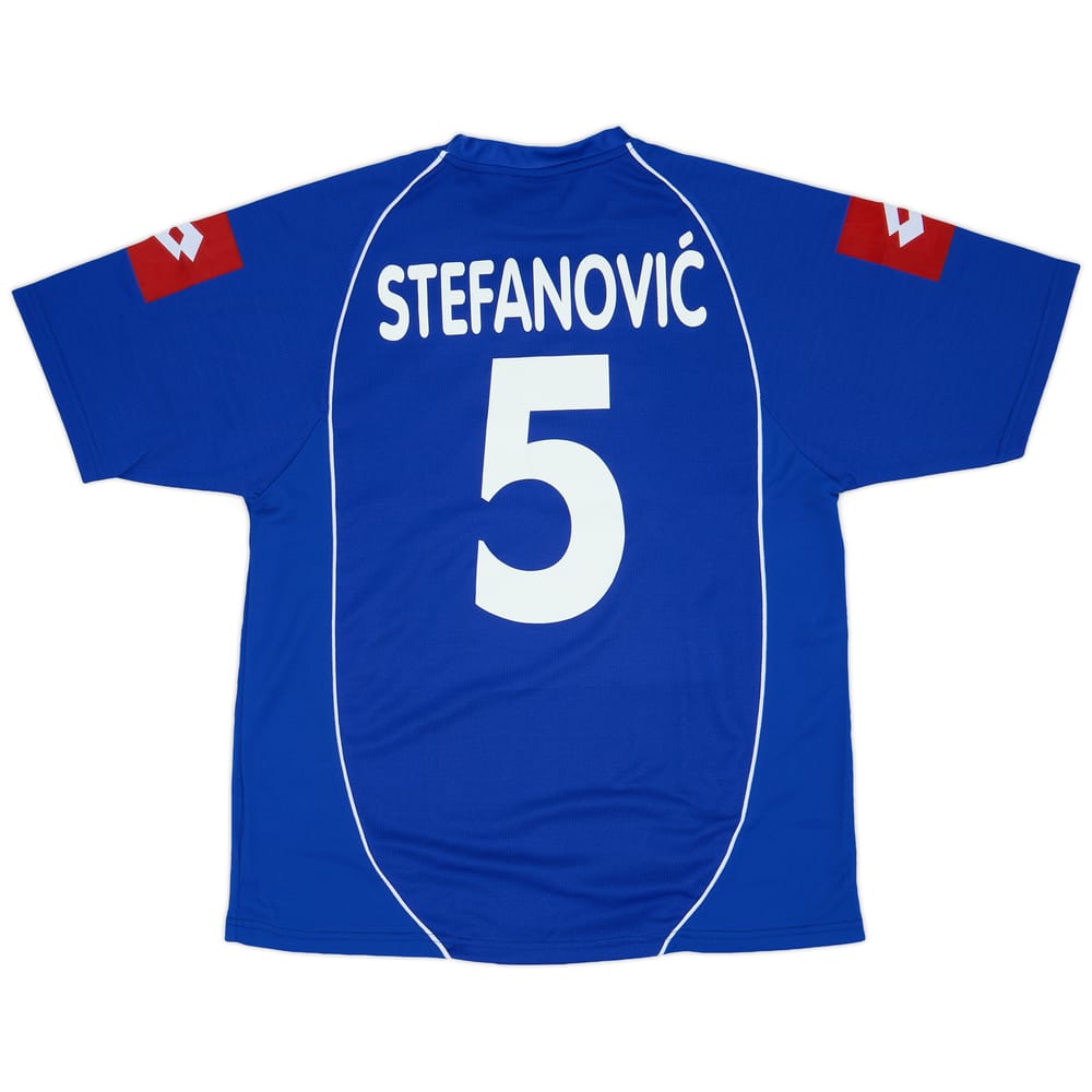 2003-05 Serbia and Montenegro Home Shirt & Shorts Stefanovic #5 (L)