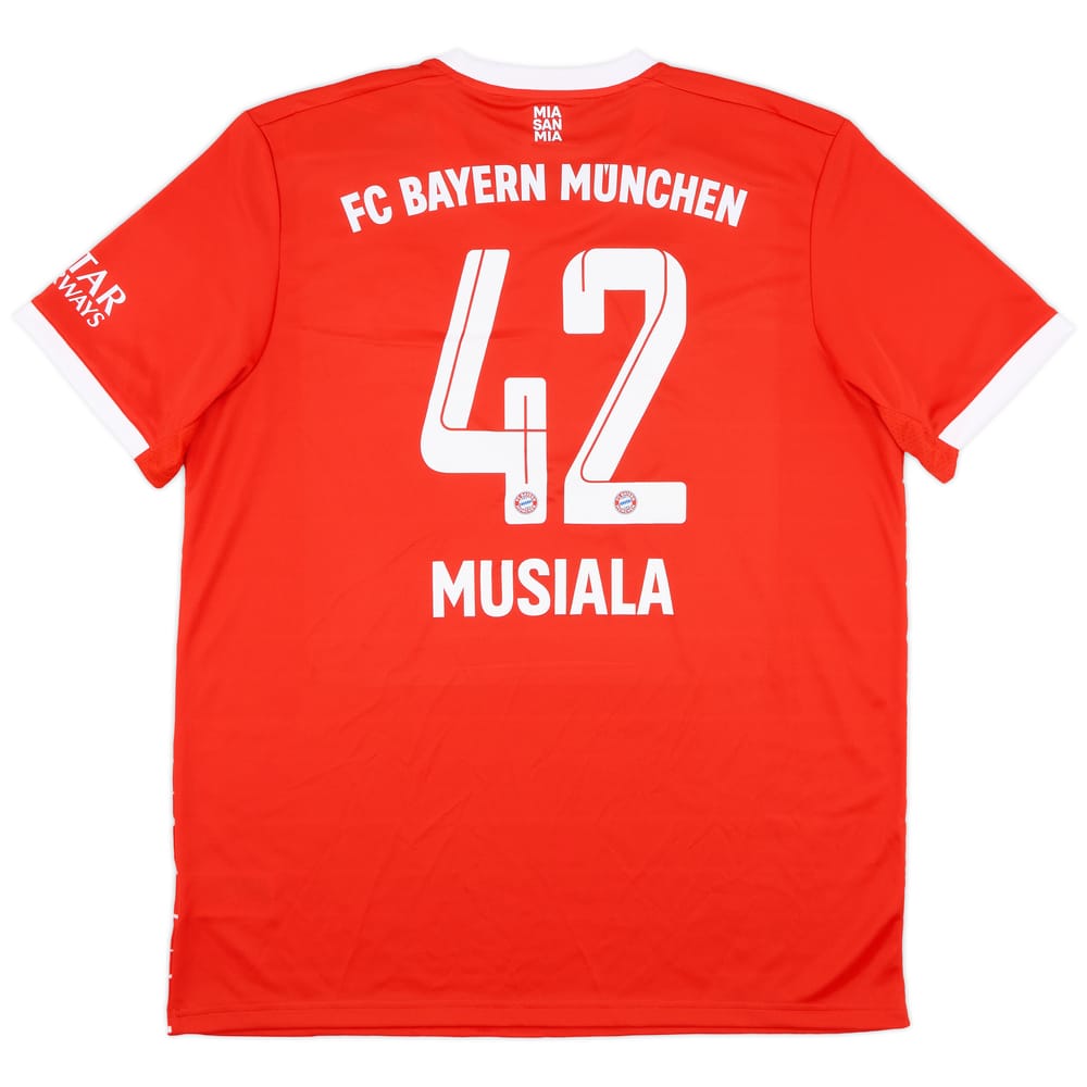 2022-23 Bayern Munich Home Shirt Musiala #42 (XL)