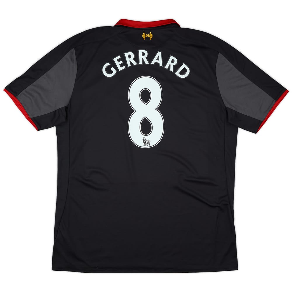 2014-15 Liverpool Third Shirt Gerrard #8 - 8/10 - (XL)