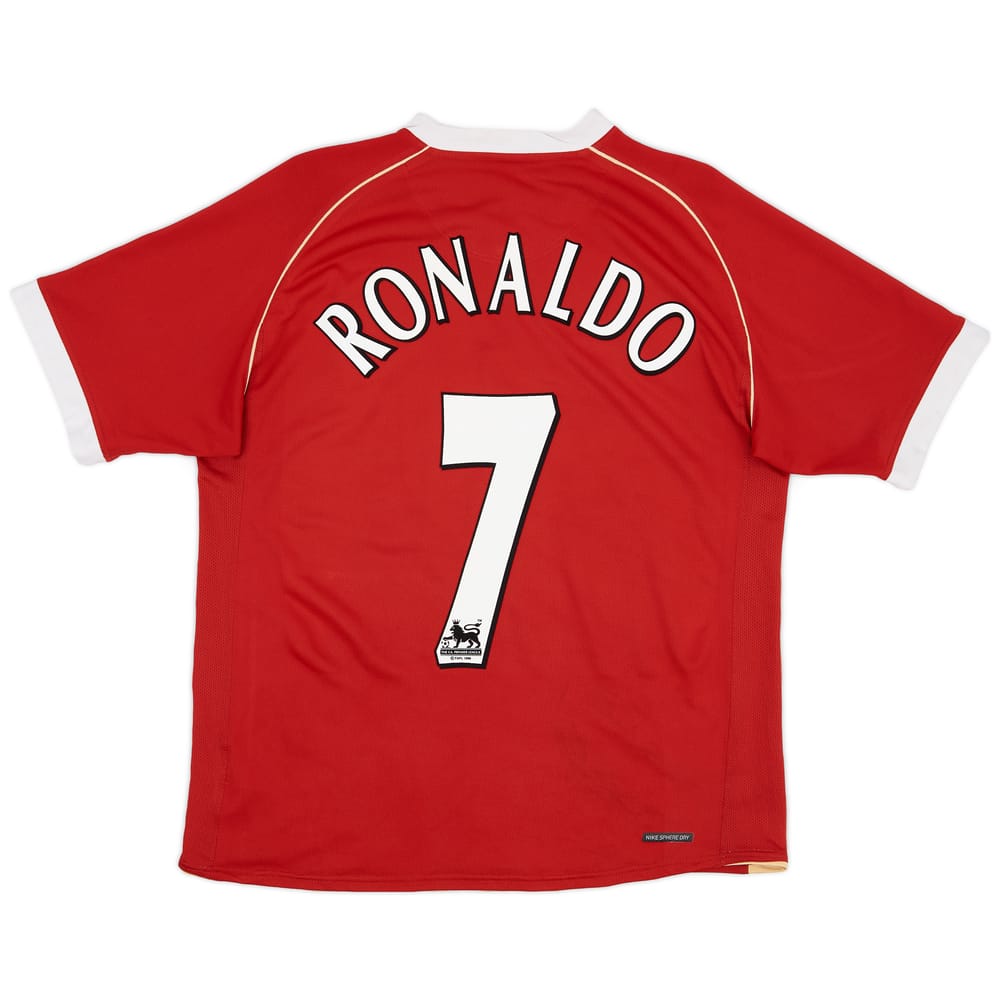 2006-07 Manchester United Home Shirt Ronaldo #7 - 6/10 - (M)