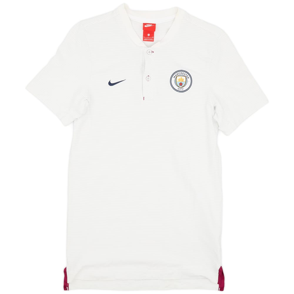 2018-19 Manchester City Nike Polo Shirt - 9/10 - (S)