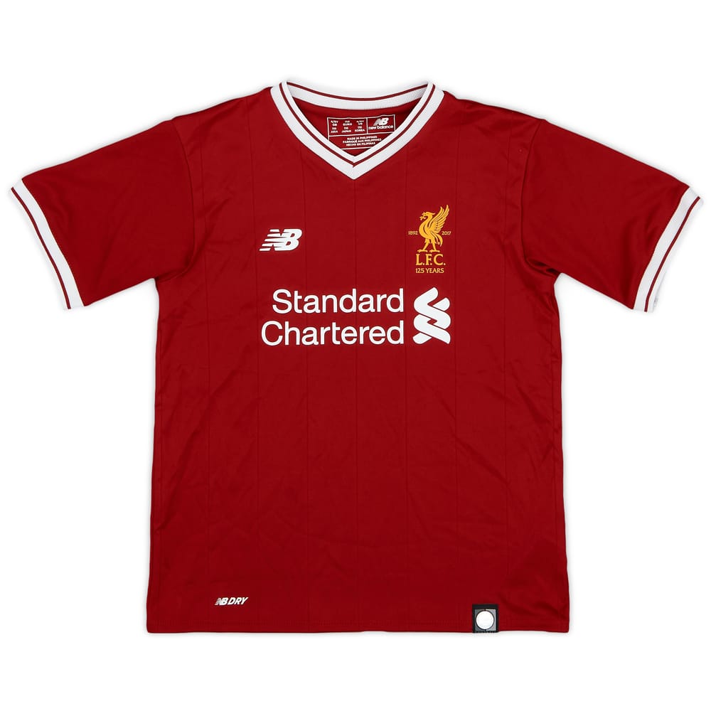 2017-18 Liverpool 125 Years Home Shirt - 9/10 - (4-5 Years)