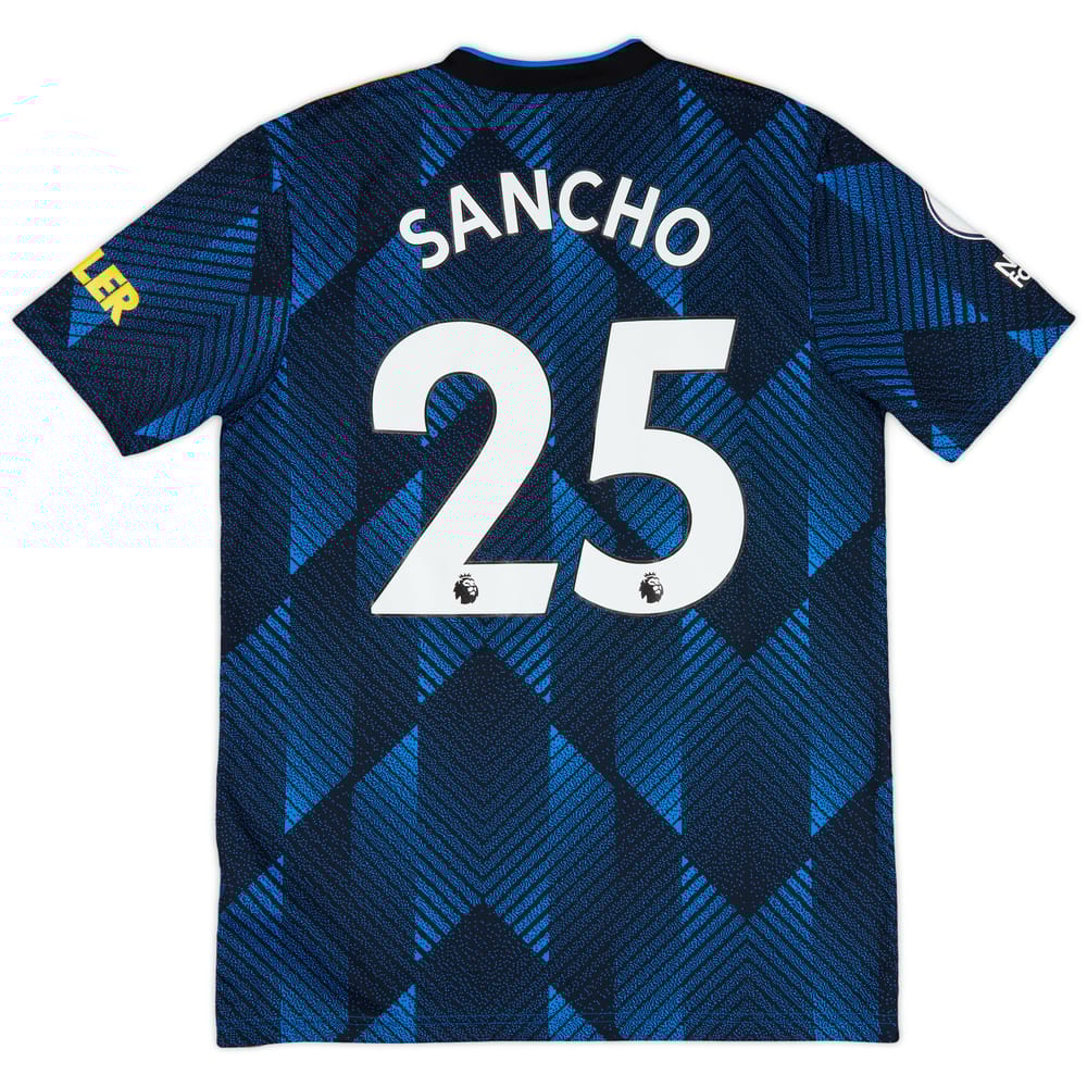 2021-22 Manchester United Third Shirt Sancho #25 - 8/10 - (M)