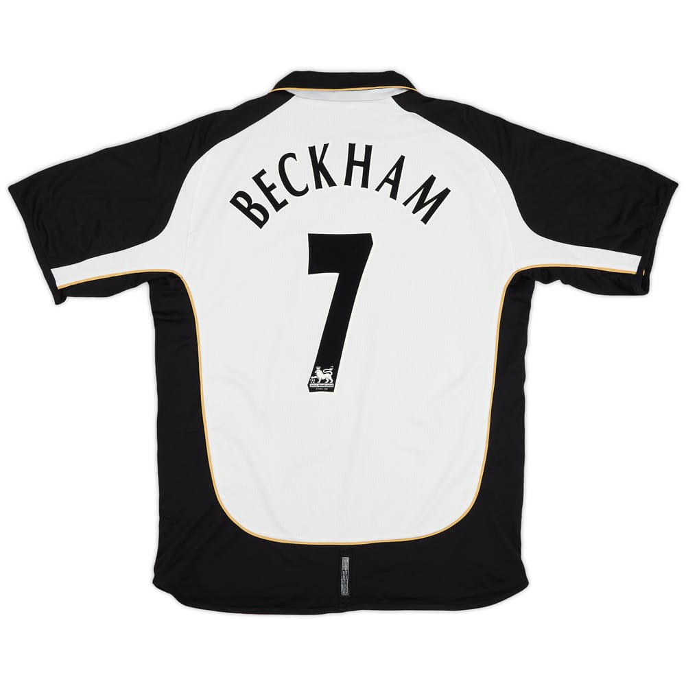 2001-02 Manchester United Centenary Away/Third Shirt Beckham #7 - 7/10 - (XL)
