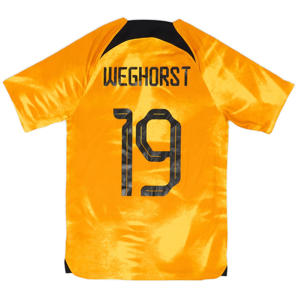 2022-23 Netherlands Home Shirt Weghorst #19 - 9/10 - (S)