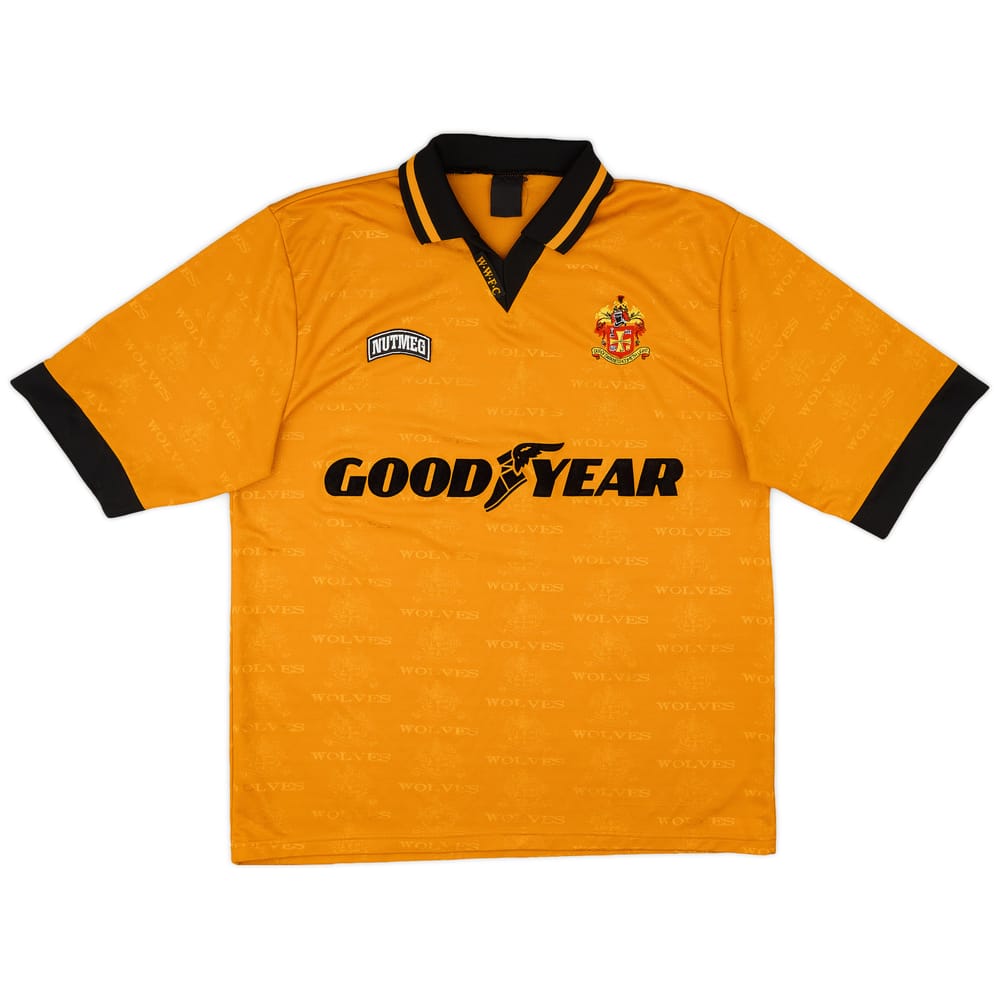 1995-96 Wolves Home Shirt - 8/10 - (L)