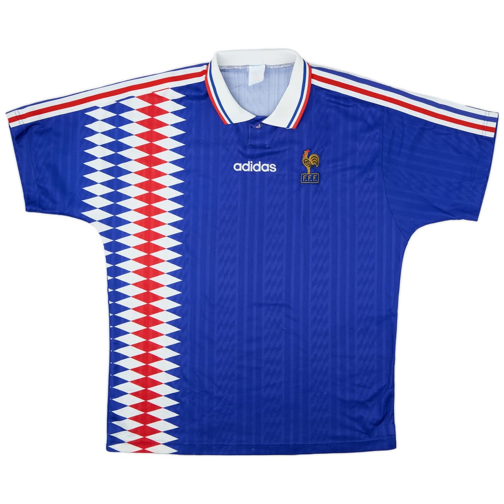 1994-96 France Home Shirt - 8/10 - (L)