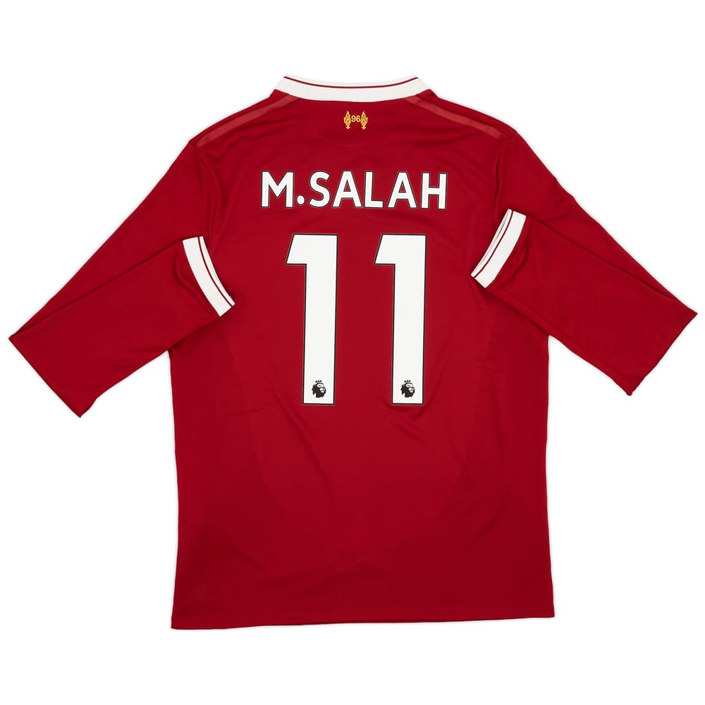 2017-18 Liverpool 125 Years Home Shirt Salah #11 - 8/10 - (M)