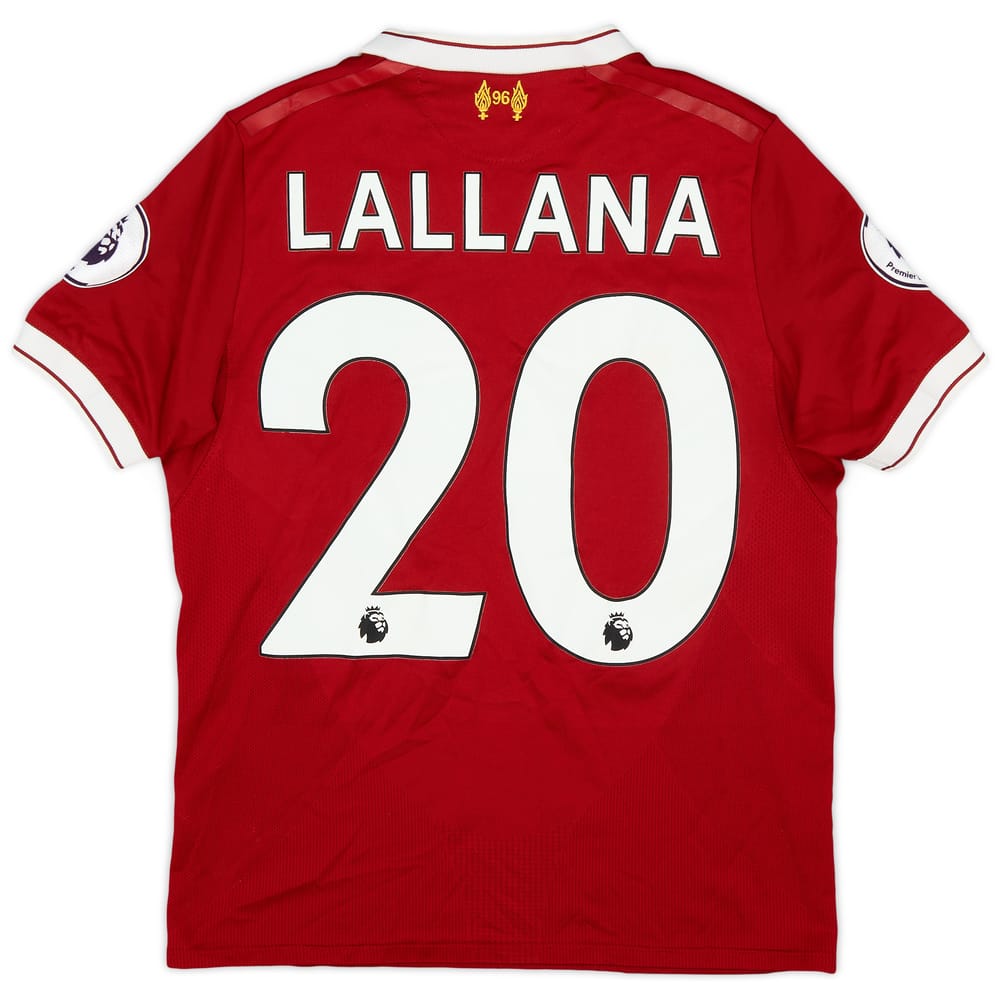 2017-18 Liverpool 125 Years Home Shirt Lallana #20 - 8/10 - (M.Boys)