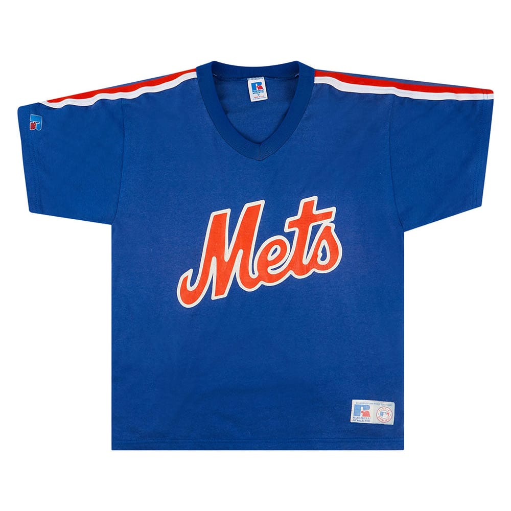 1990s New York Mets Russell Athletic Tee M