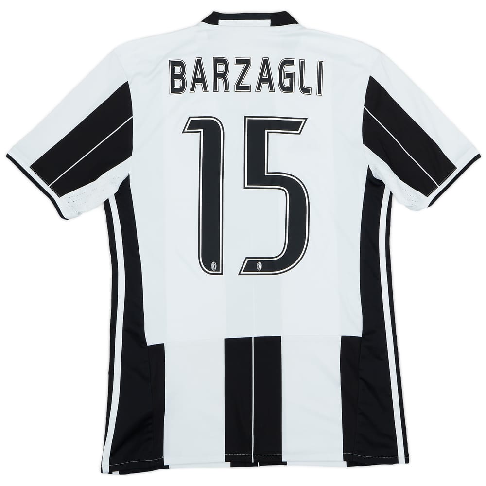 2016-17 Juventus Home Shirt Barzagli #15 - 6/10 - (S)