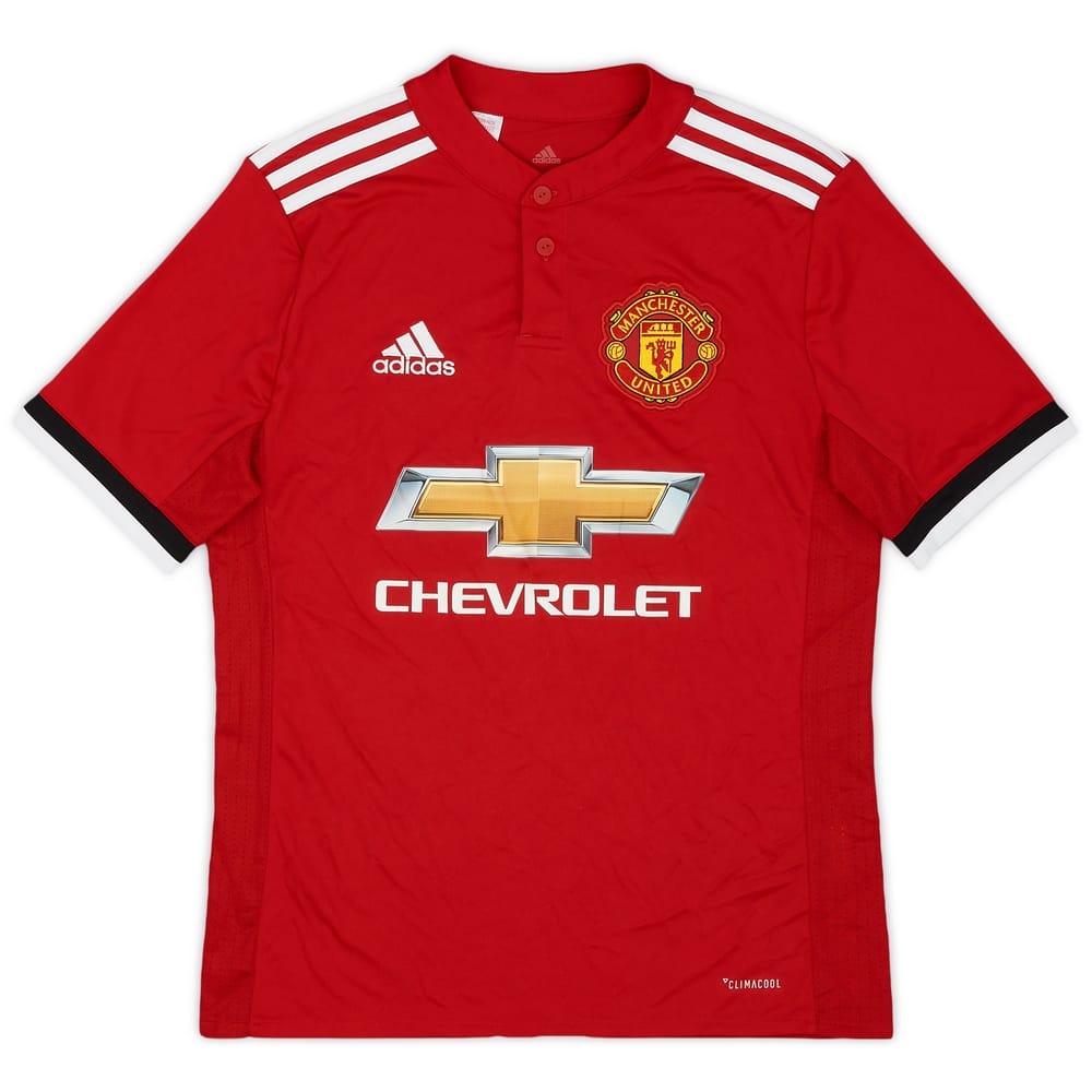 2017-18 Manchester United Home Shirt - 8/10 - (L.Boys)