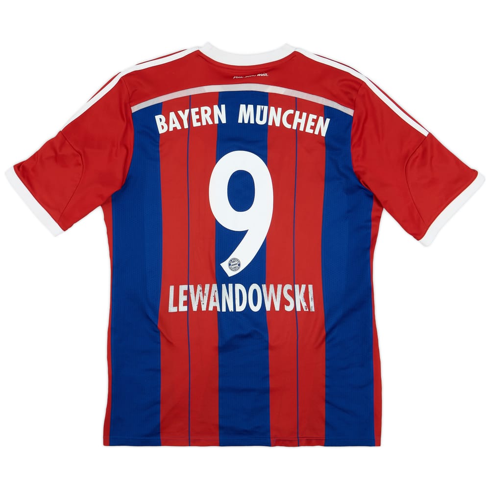 2014-15 Bayern Munich Home Shirt Lewandowski #9 - 6/10 - (L)