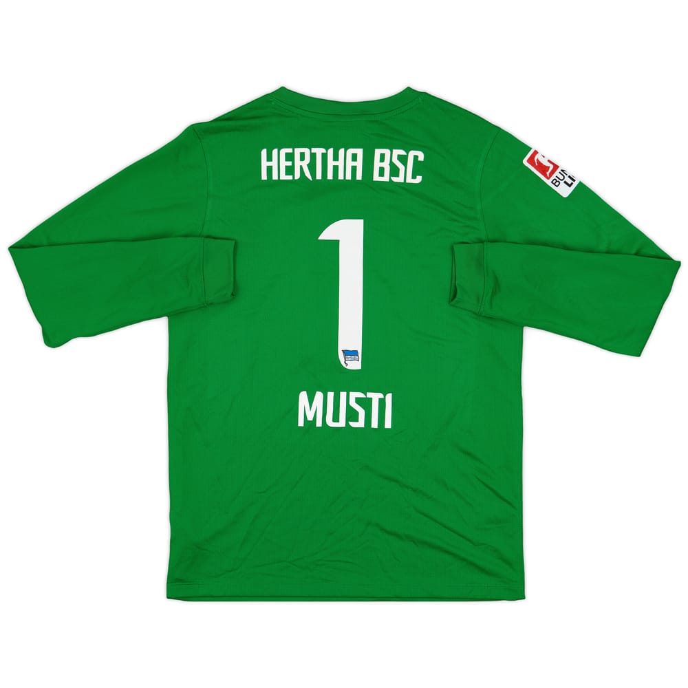 2012-13 Hertha Berlin GK Shirt Musti #1 - 8/10 - (XL.Boys)