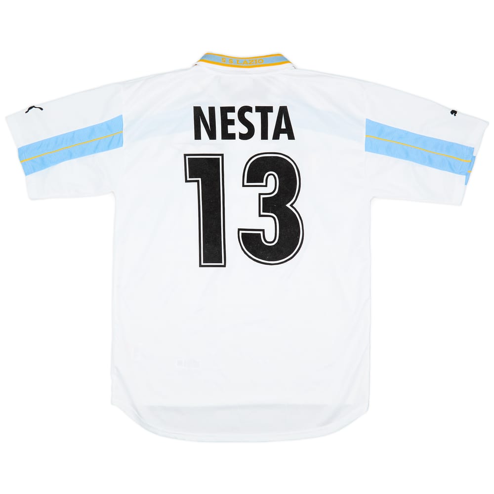 1999-00 Lazio Centenary Home Shirt Nesta #13 - 6/10 - (XL)