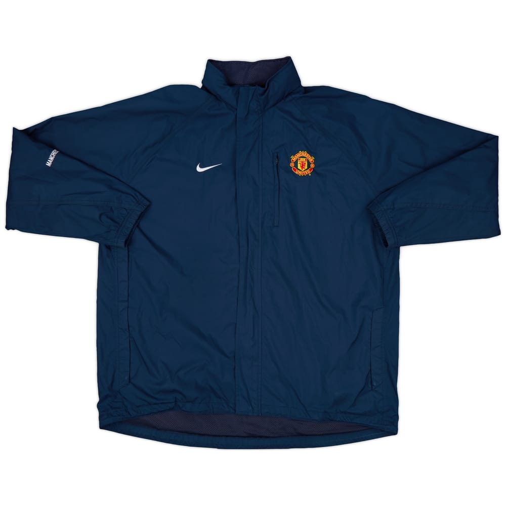 2004-05 Manchester United Nike Hooded Rain Jacket - 9/10 - (XXL)