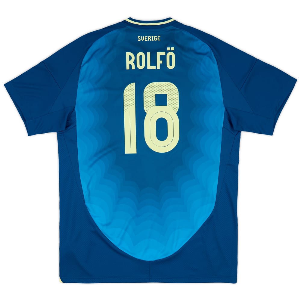 2025-26 Sweden Women's Away Shirt Rolfo #18 (Unisex fit)