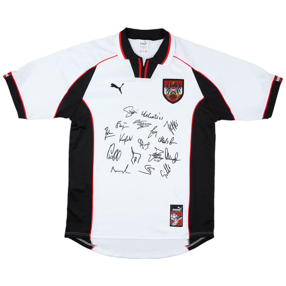 1998 Austria 'Signed' Home Shirt - 9/10 - (M)