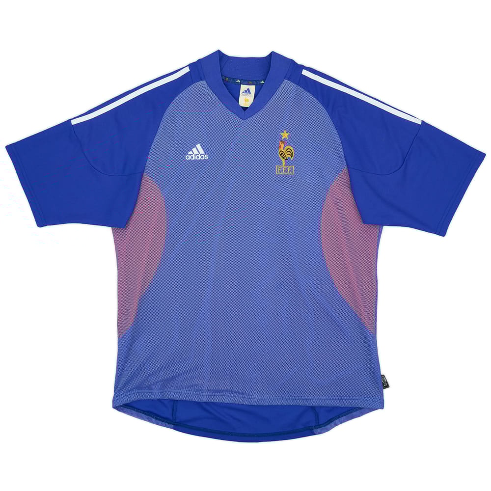 2002-04 France Home Shirt - 4/10 - (XL)