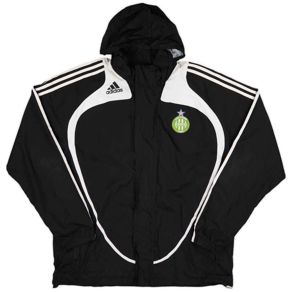 2007-08 Saint Etienne adidas Hooded Rain Jacket - 6/10 - (M/L)