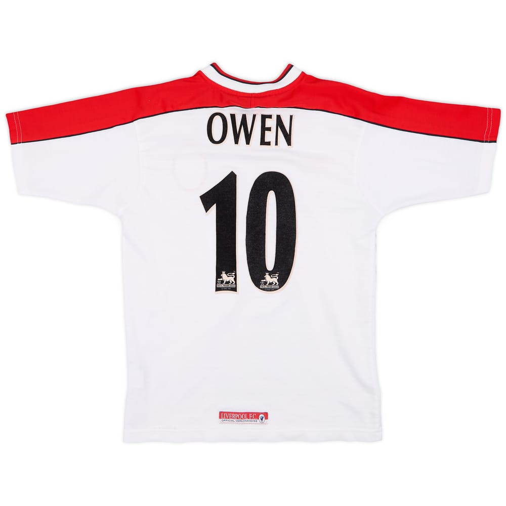1998-99 Liverpool Away Shirt Owen #10 - 8/10 - (XL.Boys)
