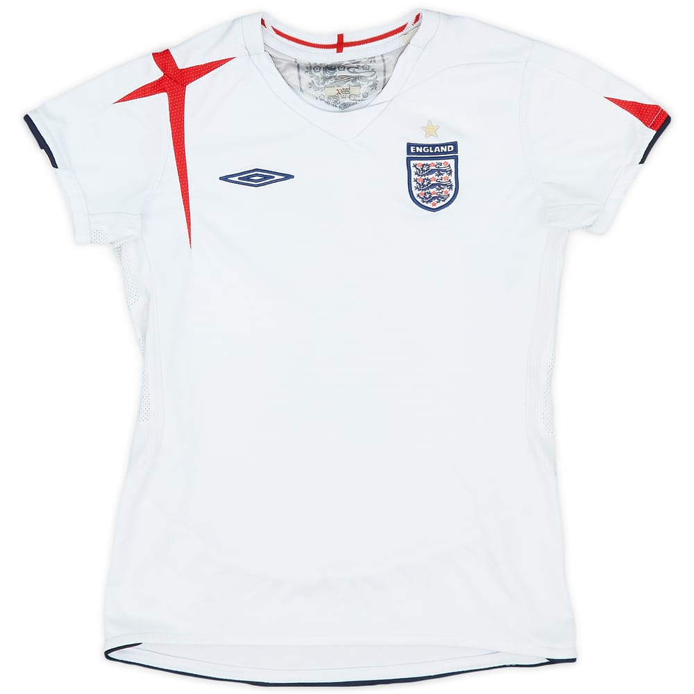 2005-07 England Home Shirt - 6/10 - (Women's S)