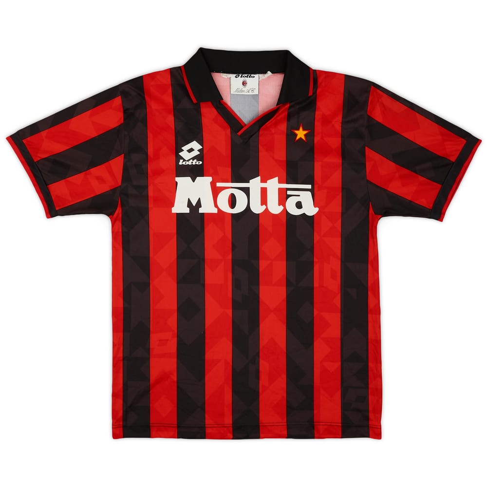 1993-94 AC Milan Home Shirt - 8/10 - (S)