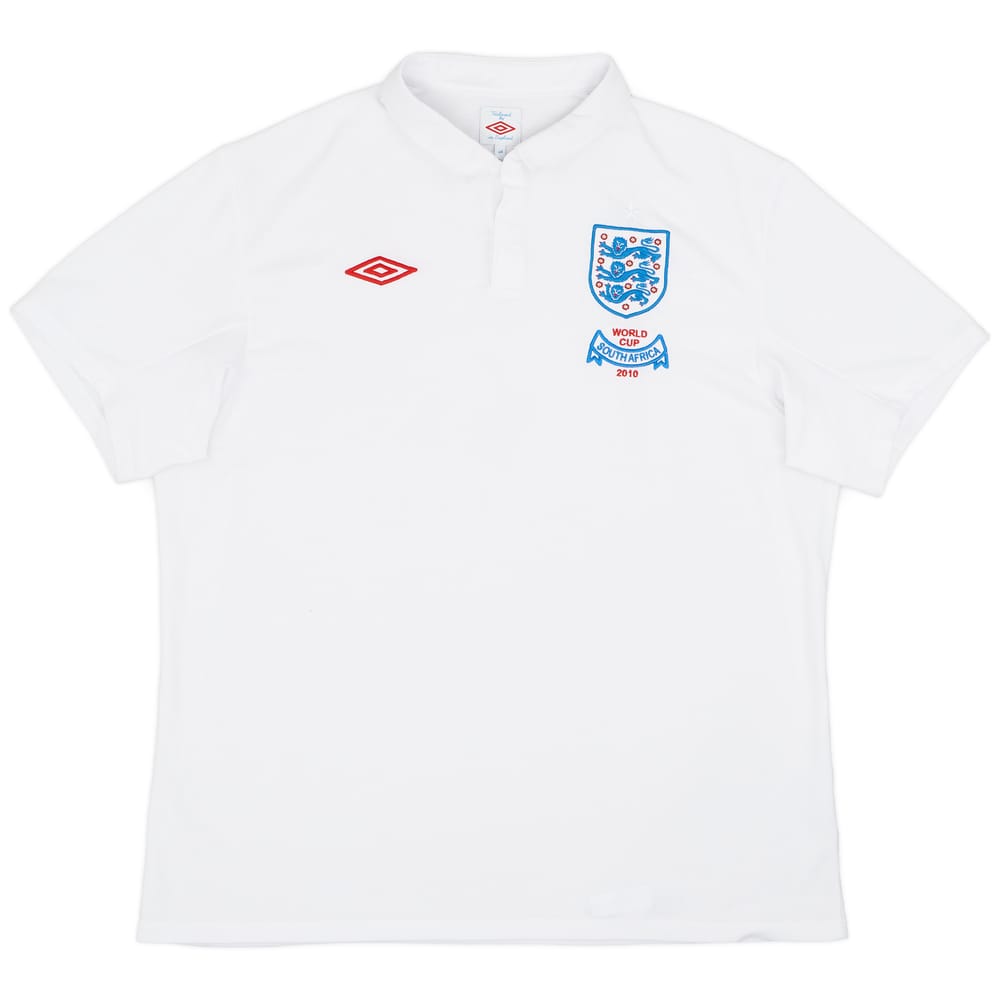 2009-10 England 'South Africa' Home Shirt - 9/10 - (XXL)