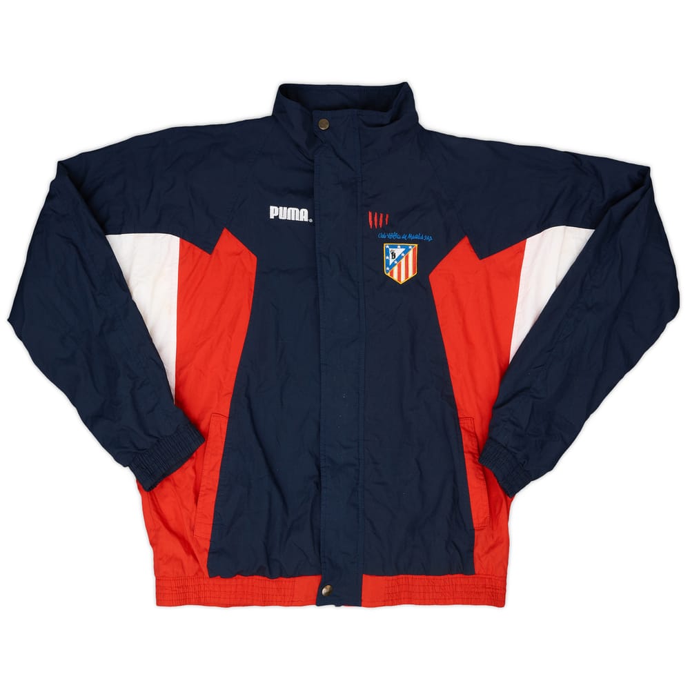 1996-98 Atletico Madrid Puma Track Jacket - 8/10 - (M)