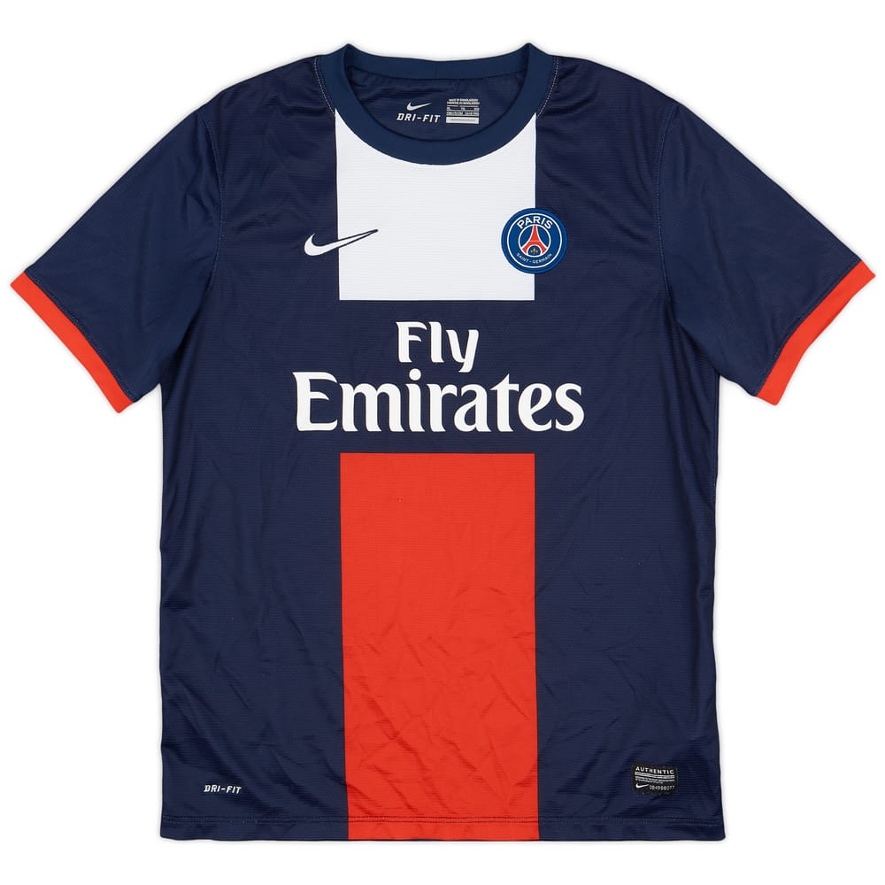 2013-14 Paris Saint-Germain Home Shirt - 8/10 - (XL.Boys)