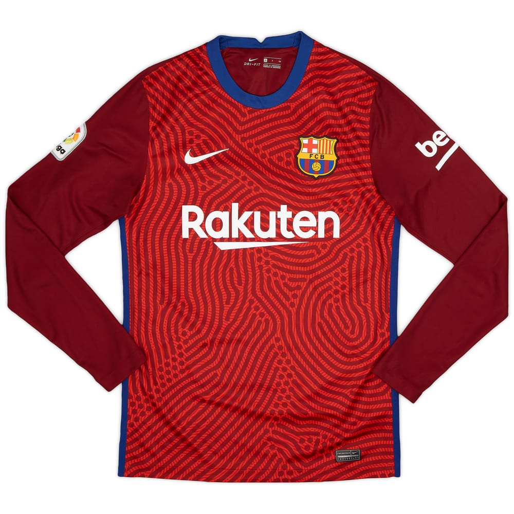 2020-21 Barcelona GK Away Shirt - 10/10 - (S)