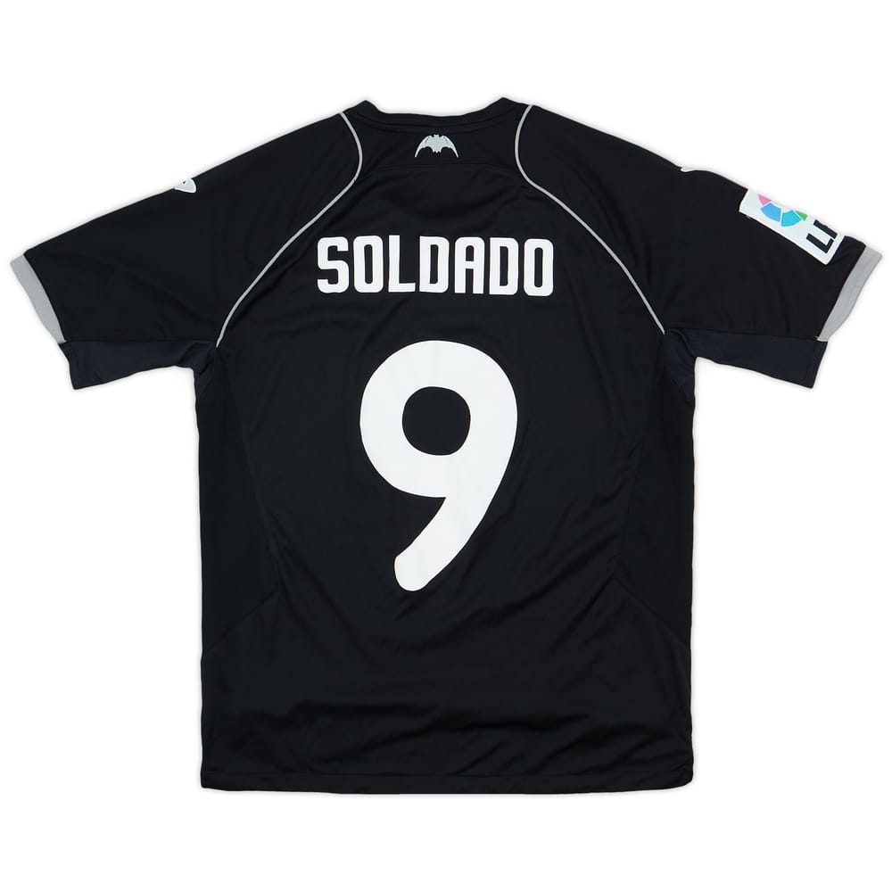 2011-12 Valencia Away Shirt Soldado #9 - 6/10 - (S)