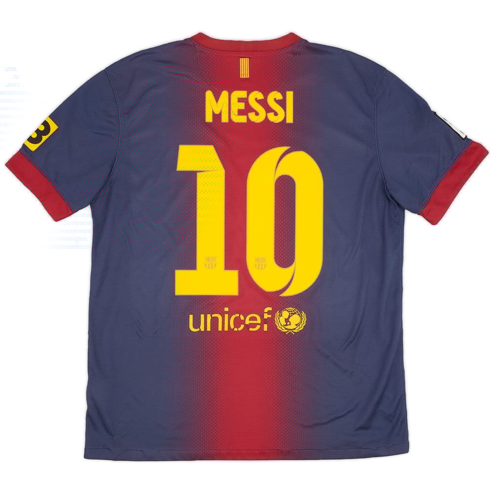 2012-13 Barcelona Home Shirt Messi #10 - 5/10 - (L)