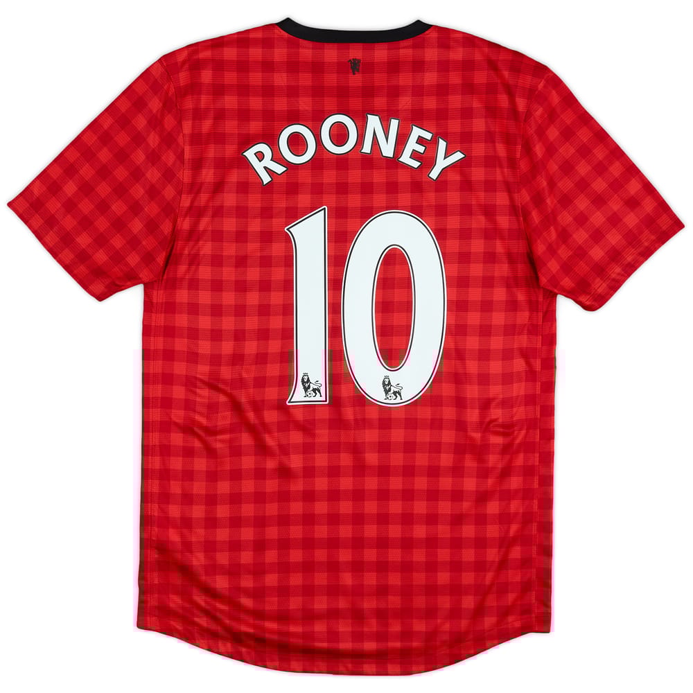 2012-13 Manchester United Home Shirt Rooney #10 - 6/10 - (S)