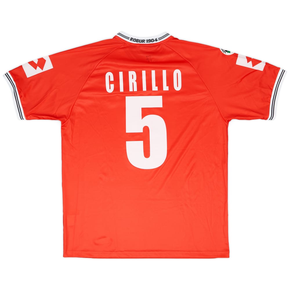2004-05 Siena Match Issue Away Shirt Cirillo #5