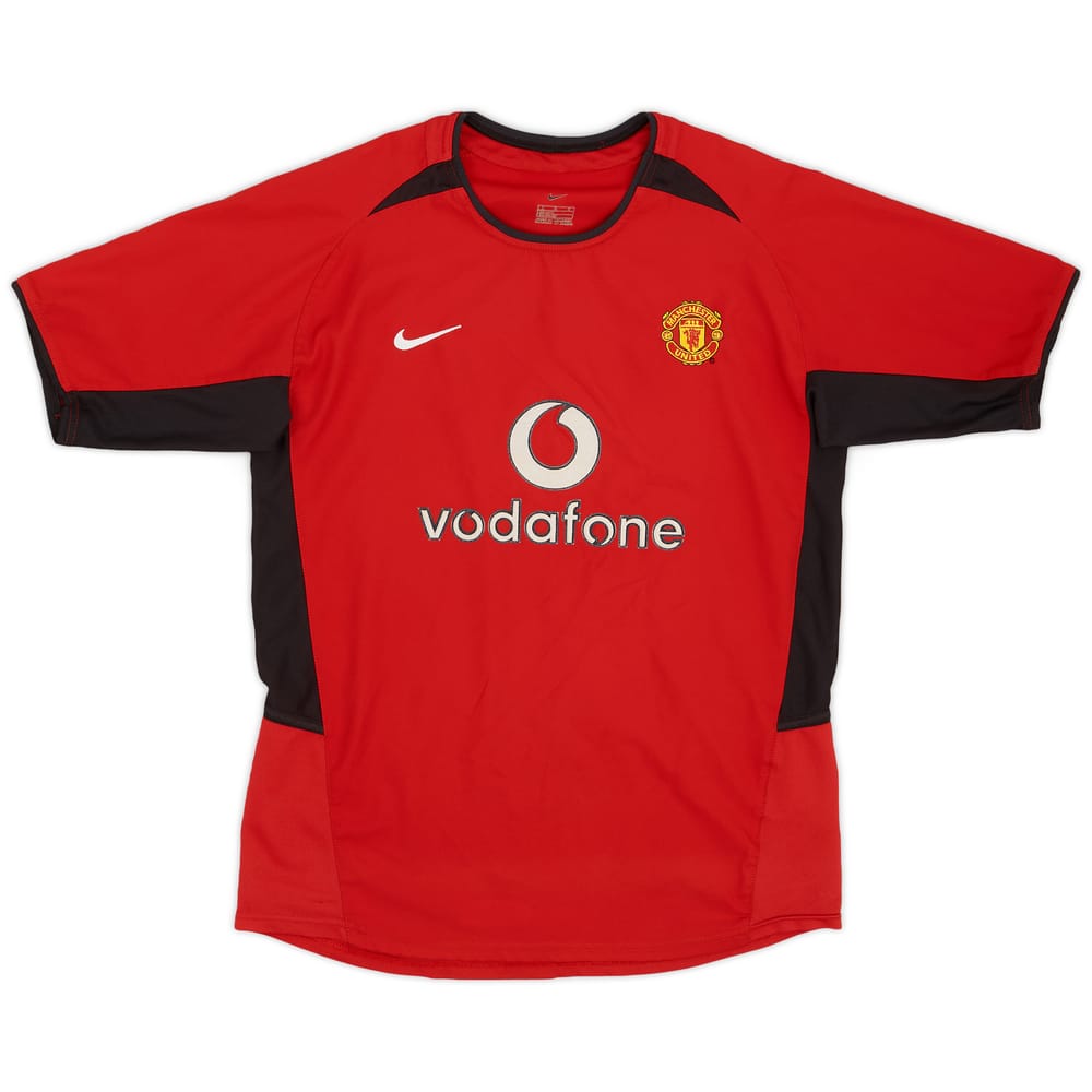 2002-04 Manchester United Home Shirt - 7/10 - (L.Boys)