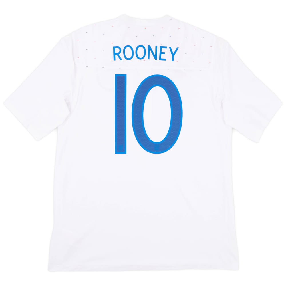 2010-11 England Home Shirt Rooney #10 - 9/10 - (L)