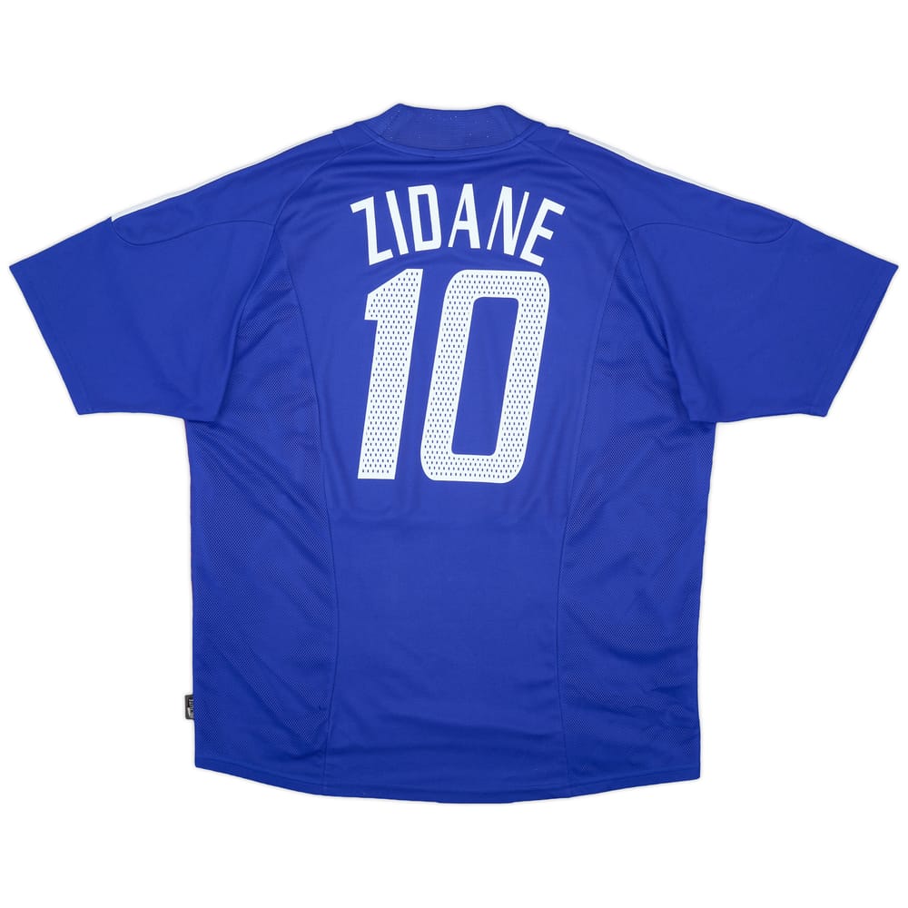 2002-04 France Home Shirt Zidane #10 - 6/10 - (XL)