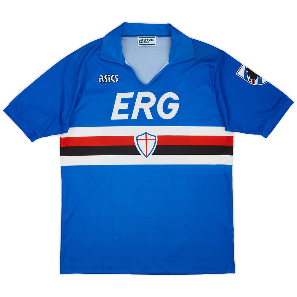 1990-91 Sampdoria Home Shirt - 8/10 - (L)