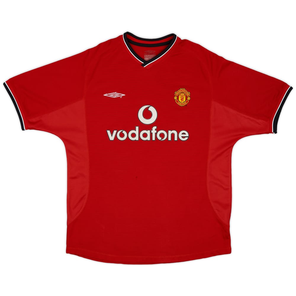 2000-02 Manchester United Home Shirt - 5/10 - (XL)