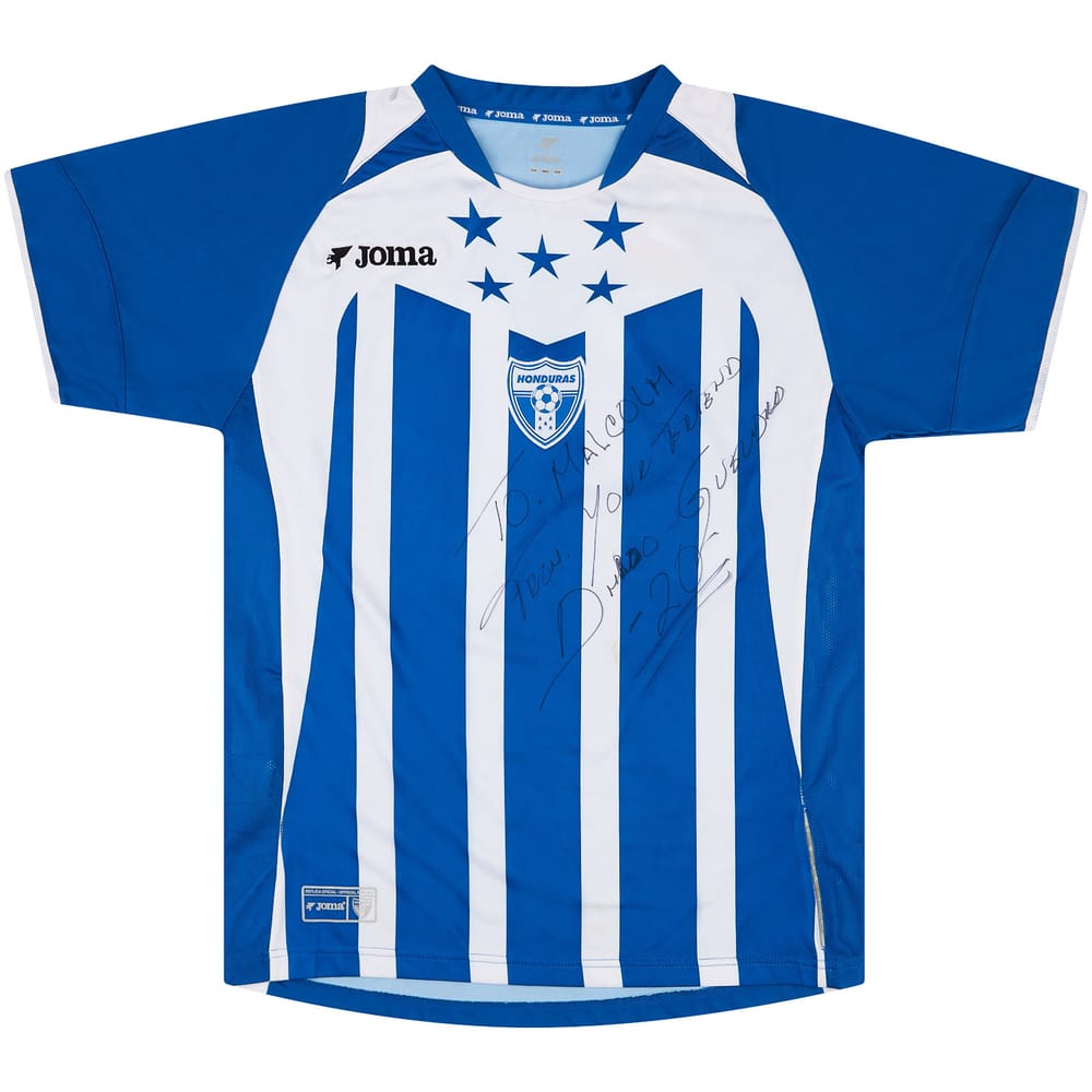 2007-08 Honduras Match Issue Signed Home Shirt #20 (Guevara)