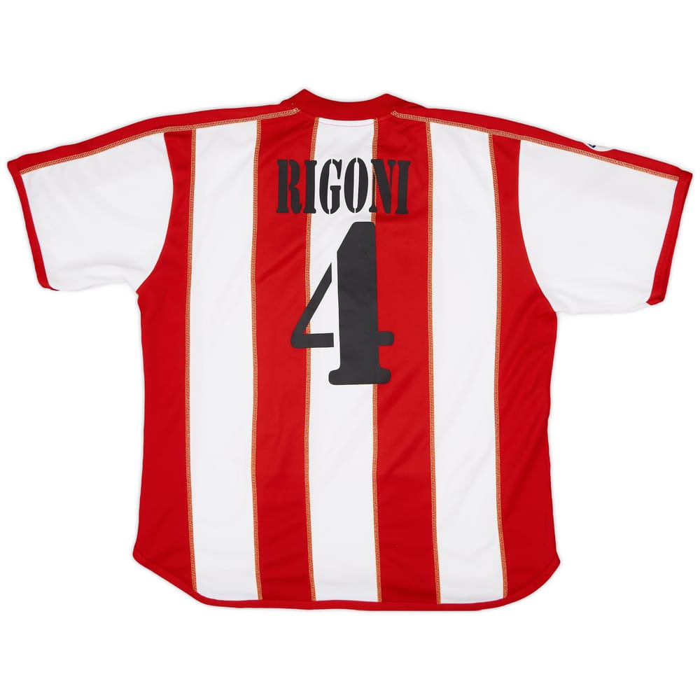 2005-06 Vicenza Home Shirt Rigoni #4 - 6/10 - (XL)